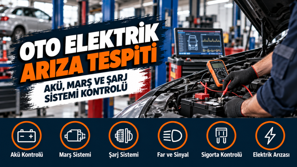 Oto elektrik arıza tespiti ve araç elektrik sistemi kontrolü