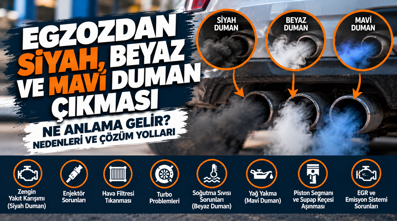 Egzozdan Duman Çıkması